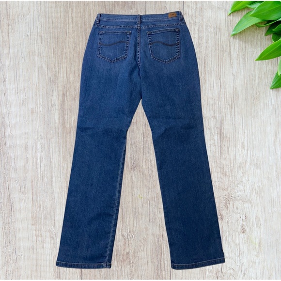 Lee Straight Leg Mid Rise Jeans - Picture 5 of 5
